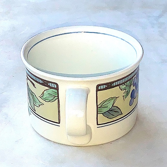 MIKASA GARDEN HARVEST FLAT COFFE CUP - Picture 4 of 6